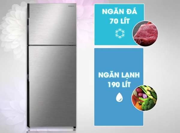 Tủ lạnh Hitachi 260 Lít R-H310PGV7 BBK